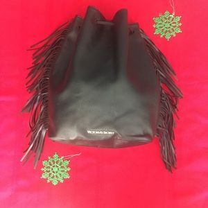 VICTORIA SECRET FAUX LEATHER BACKPACK PURSE